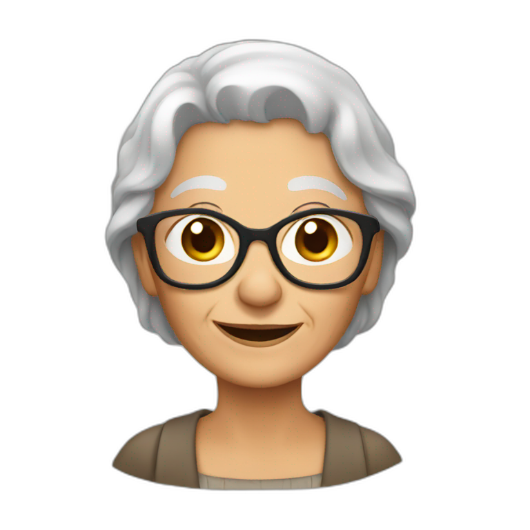 old woman hijabi shocked | AI Emoji Generator