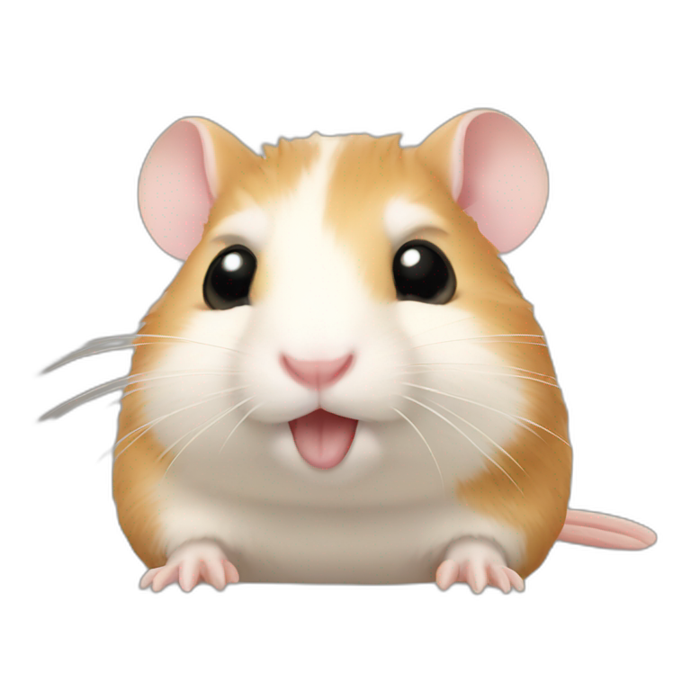 hamster smoking | AI Emoji Generator