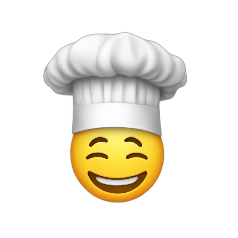 Chef cheap hat emoji