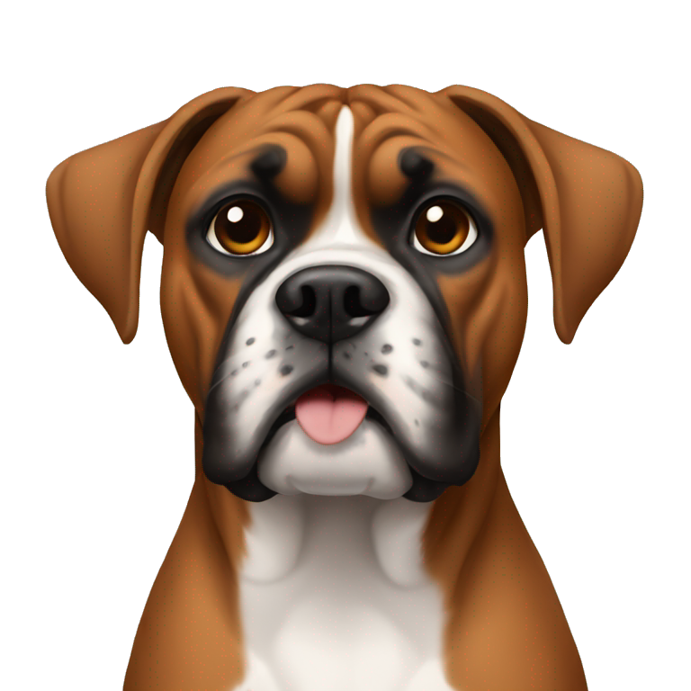 Boxer dog puppy full body | AI Emoji Generator