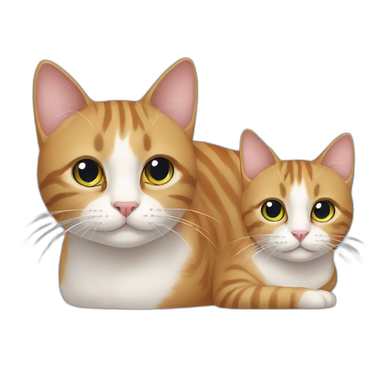 Young European Couple With Cat Ai Emoji Generator