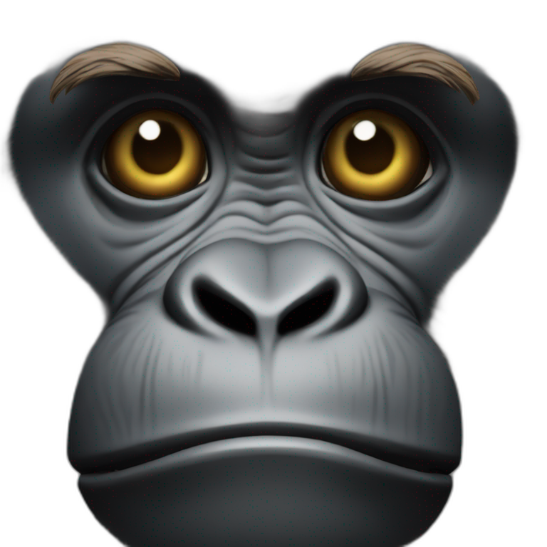 harambe-single-tear | AI Emoji Generator