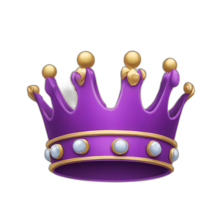 Purple crown | AI Emoji Generator