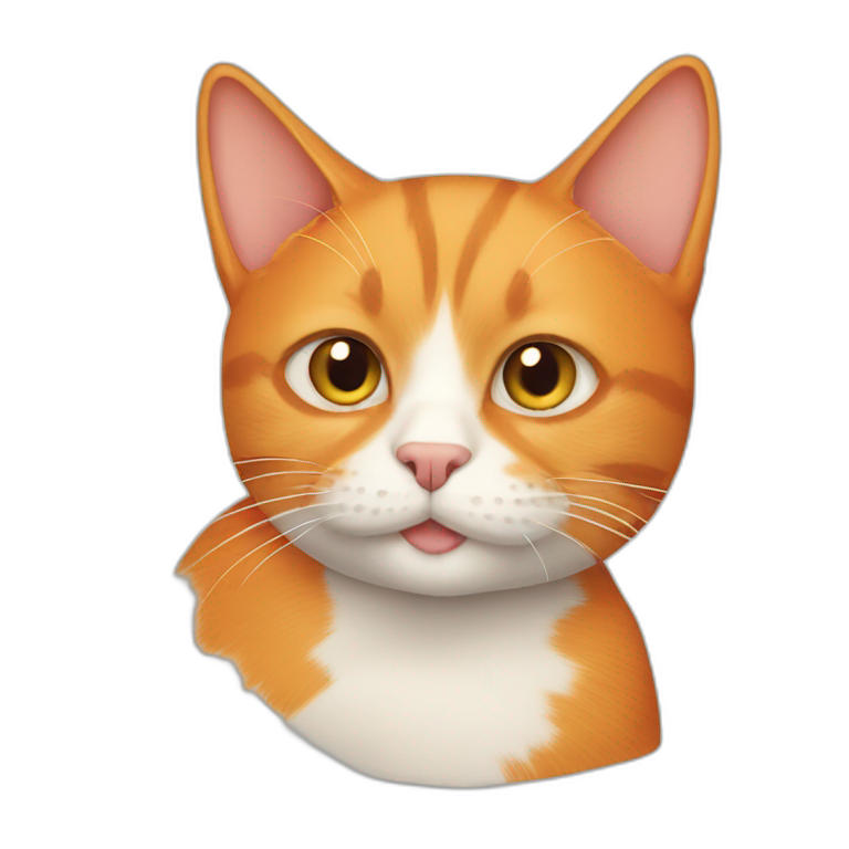 orange cat | AI Emoji Generator