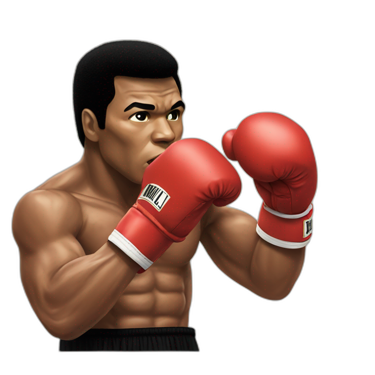 Muhammad Ali klay | AI Emoji Generator