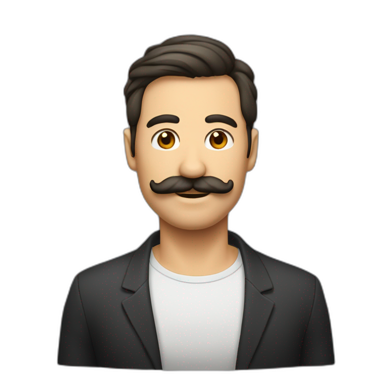 datos curiosos con un señor diciendolo | AI Emoji Generator