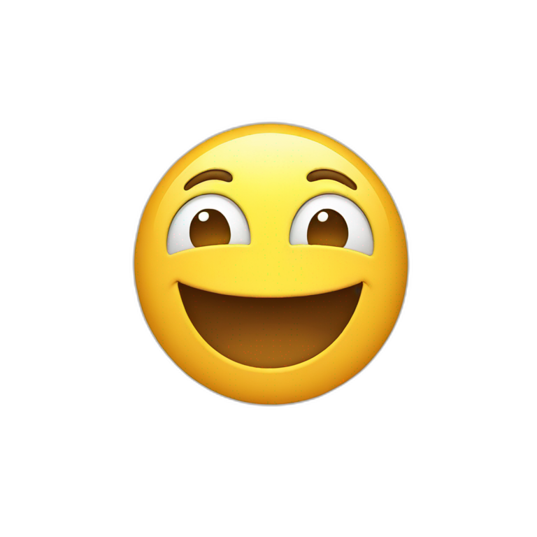 happy smile with teeth | AI Emoji Generator