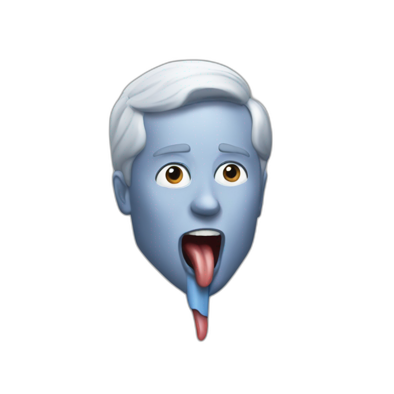 Cristiano tongue | AI Emoji Generator