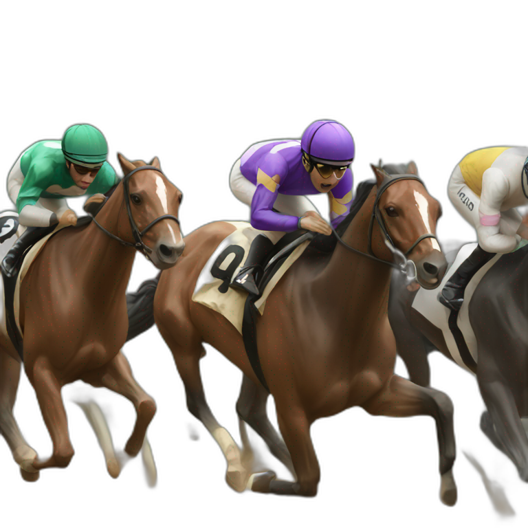 HORSE RACE | AI Emoji Generator