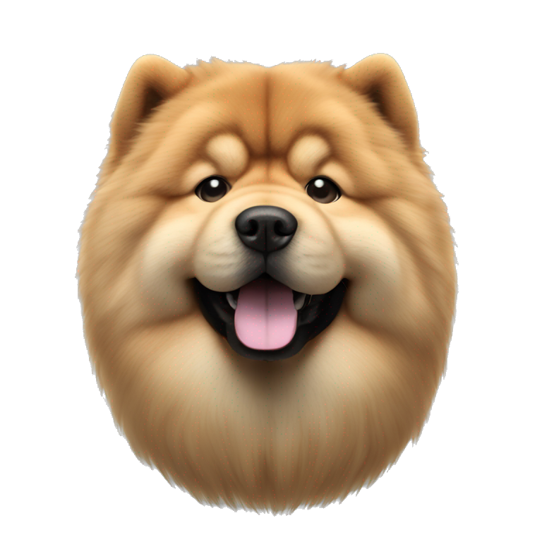 Full body black Chow chow with purple tongue, photorealistic 4k | AI ...