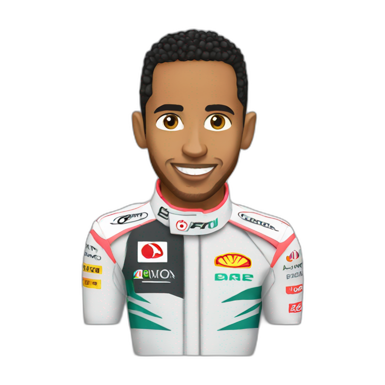 Lewis Hamilton hyper realistic | AI Emoji Generator