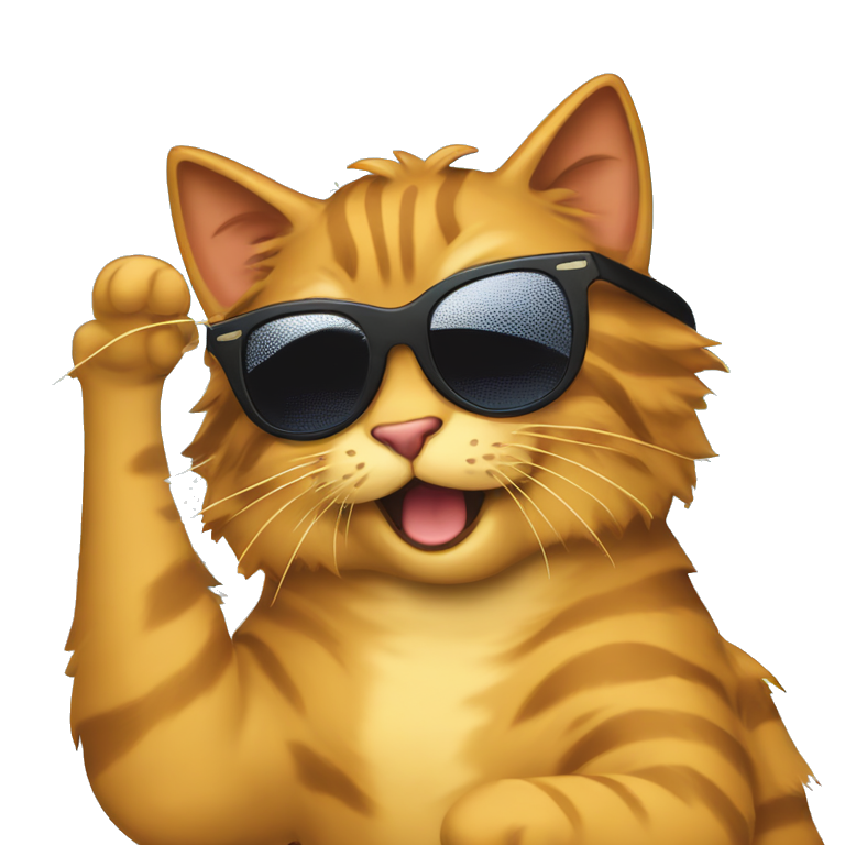 Cool cat | AI Emoji Generator