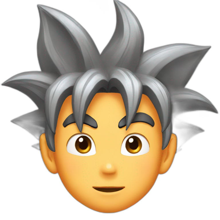 Bald goku | AI Emoji Generator