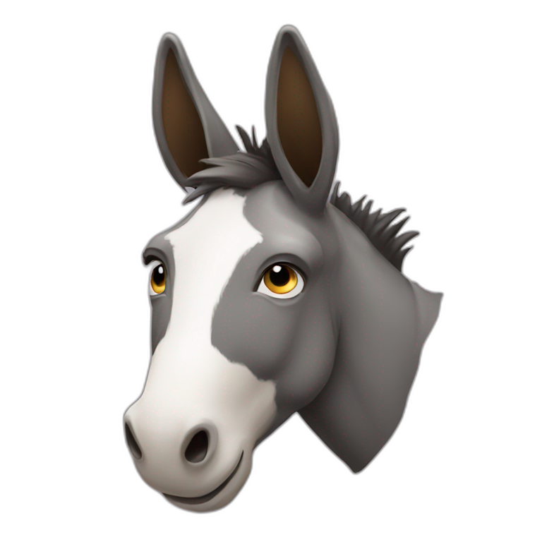 donkey laugh | AI Emoji Generator