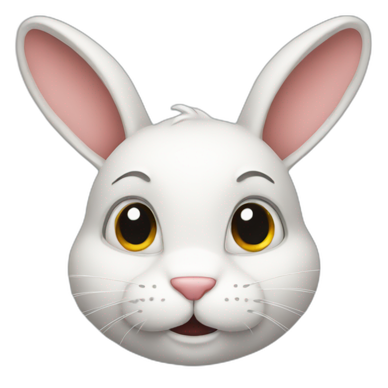 white rabbit | AI Emoji Generator