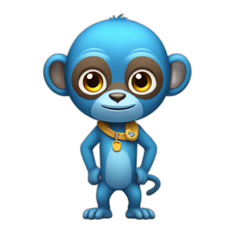 smart monkey full body | AI Emoji Generator