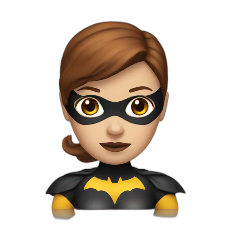 Batman and batgirl | AI Emoji Generator