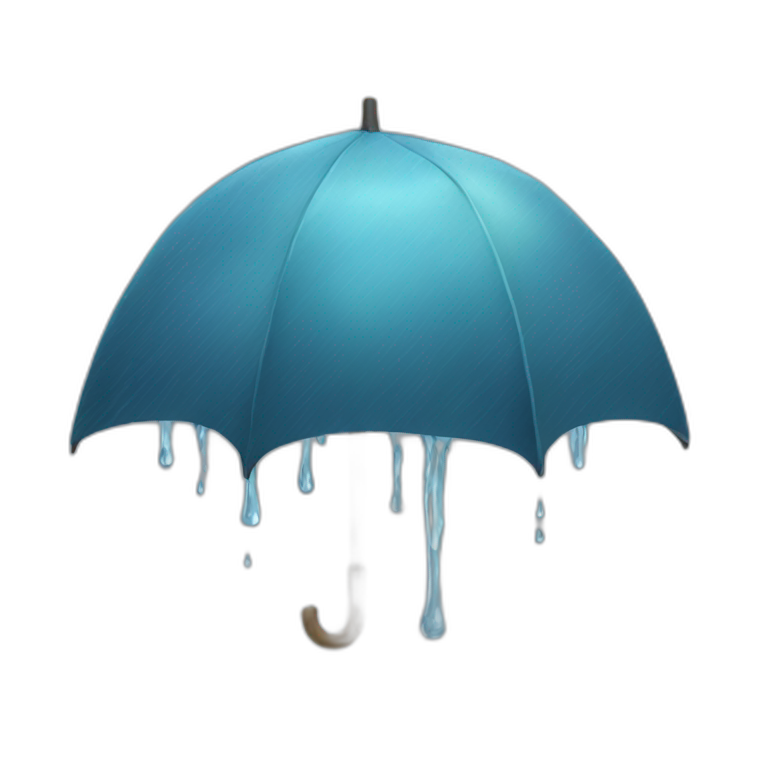 Yellow drop rain | AI Emoji Generator