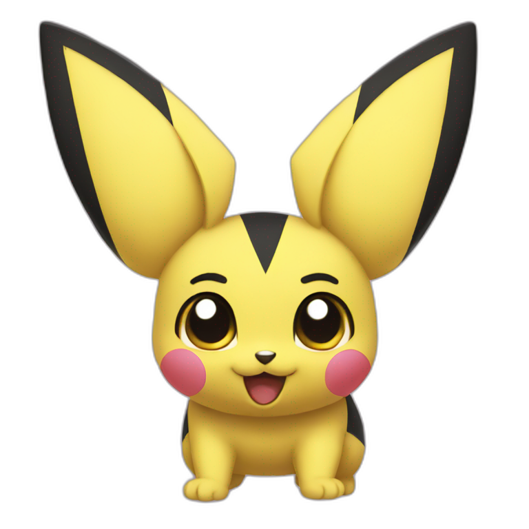 Pikachu béer and pichu | AI Emoji Generator