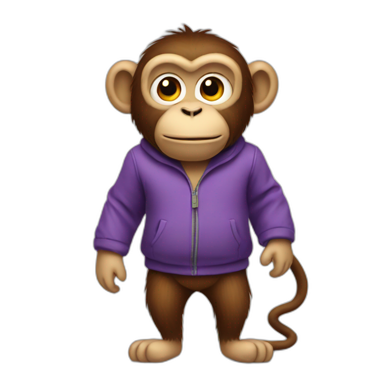 monkey manager full body | AI Emoji Generator