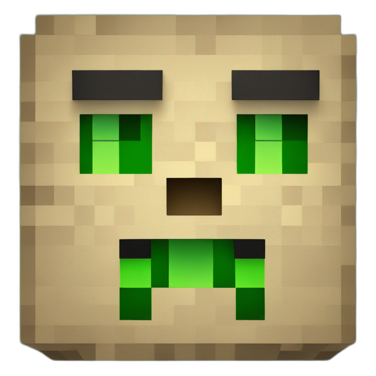 Creeper From Minecraft Ai Emoji Generator 2736