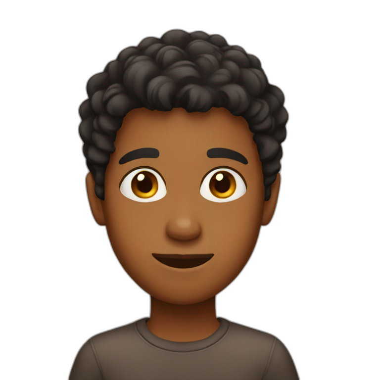 a brown boy and a white boy | AI Emoji Generator