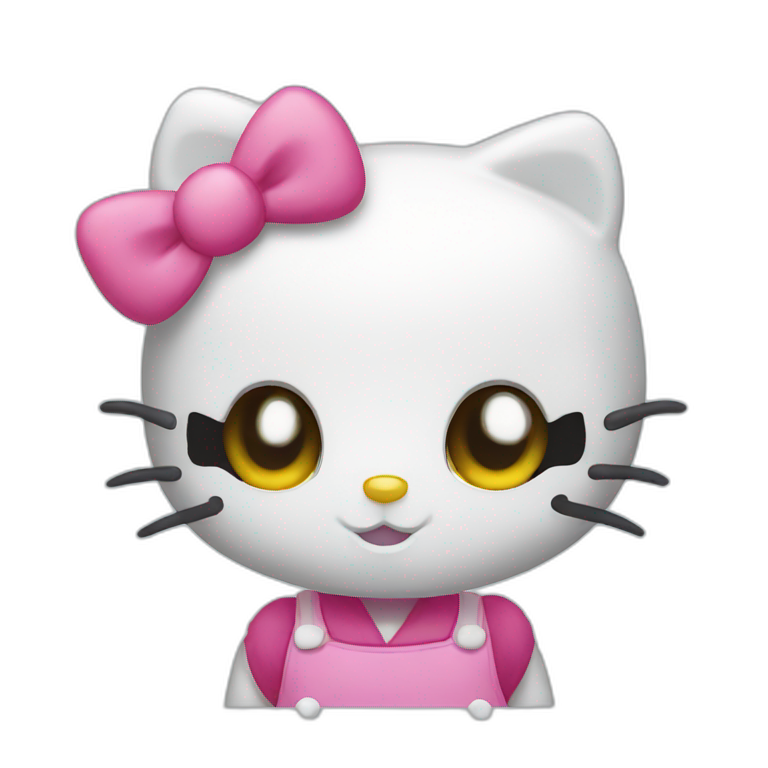 Hello kitty | AI Emoji Generator