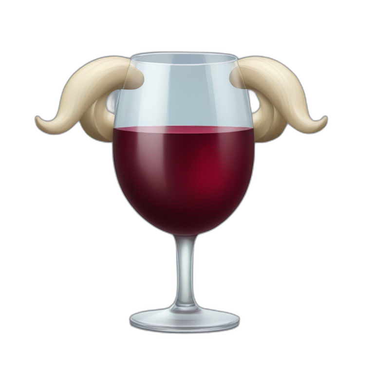 wine-glass-with-bull-horns