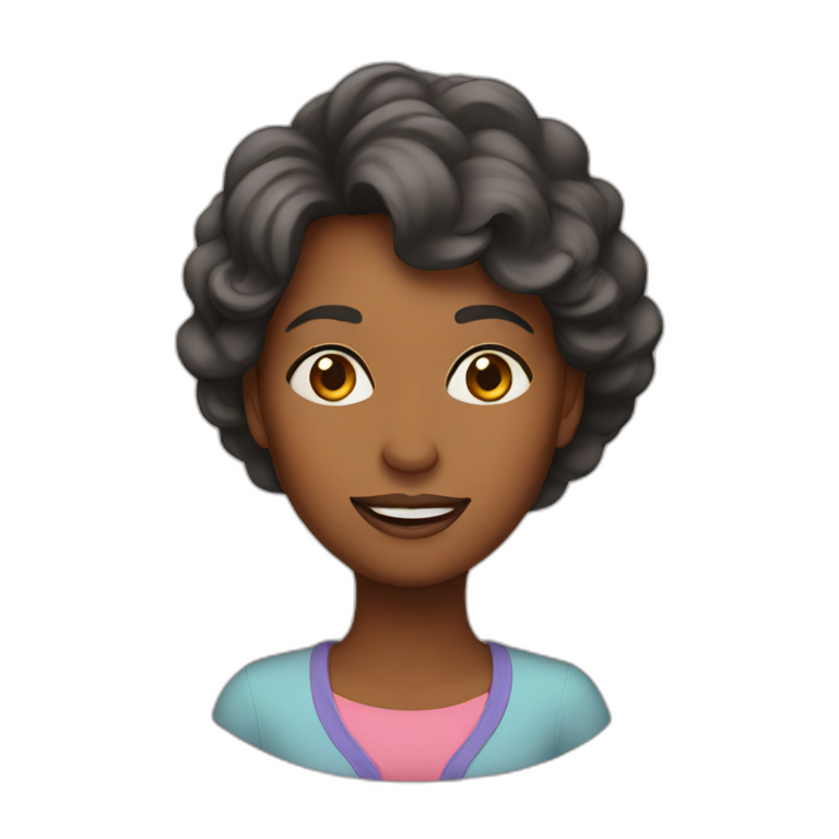 Mom in school | AI Emoji Generator