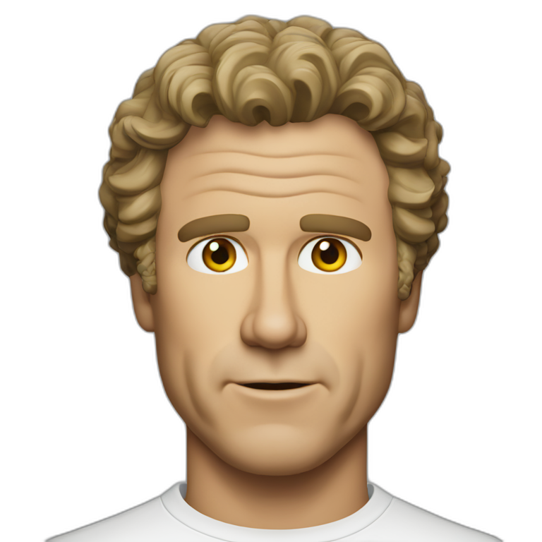 Will Ferrell with a bottle of buckfast | AI Emoji Generator