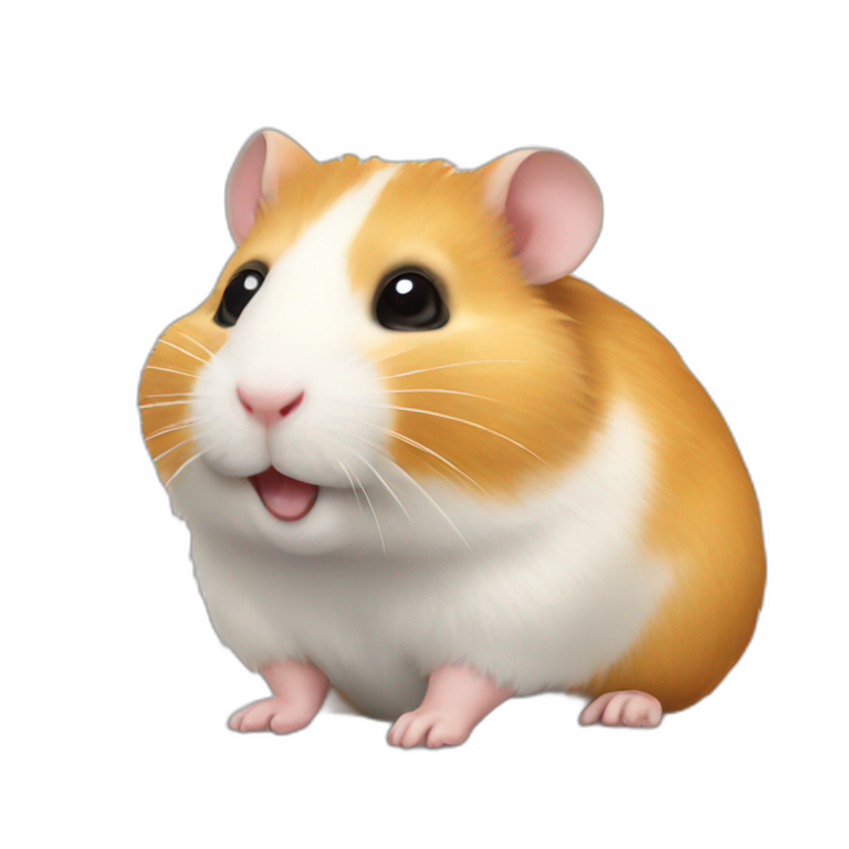 sleeping hamster | AI Emoji Generator