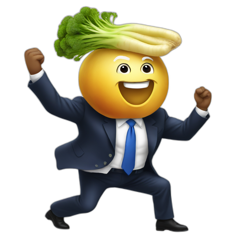 turnip smile | AI Emoji Generator