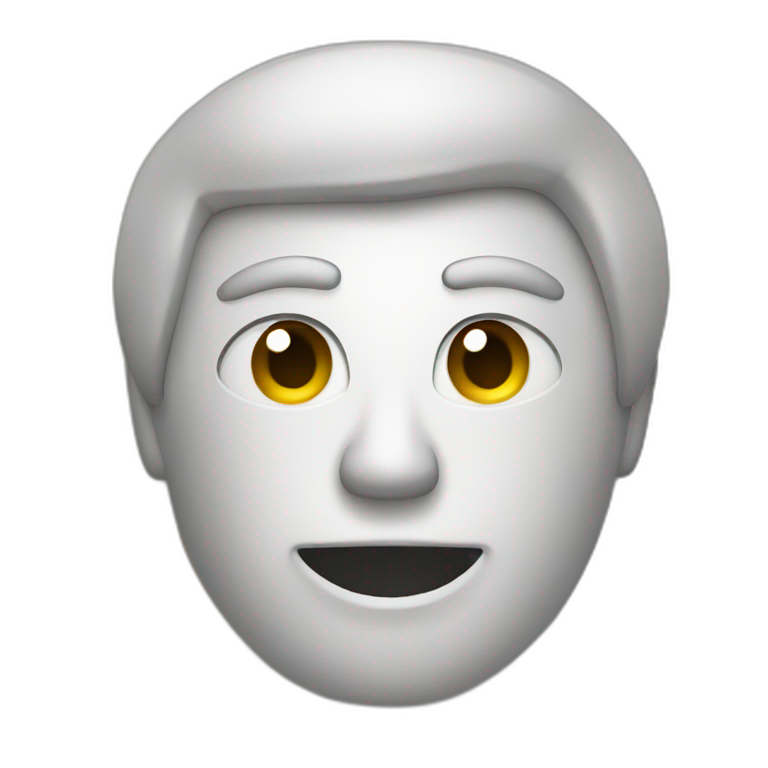 Human Head on toilet | AI Emoji Generator