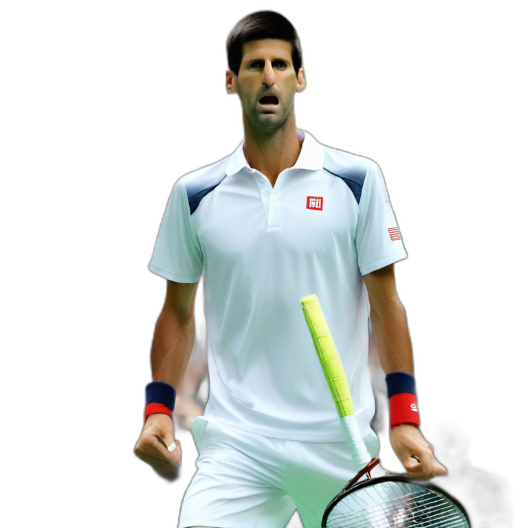 NOVAK DJOKOVIC WITH A PANDA | AI Emoji Generator