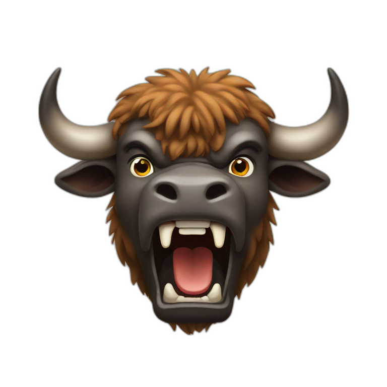 buffalo with hat | AI Emoji Generator