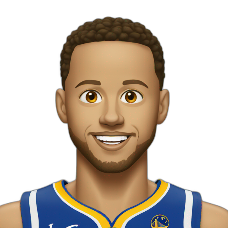 Stephen curry playing basket ball with lebron james | AI Emoji Generator