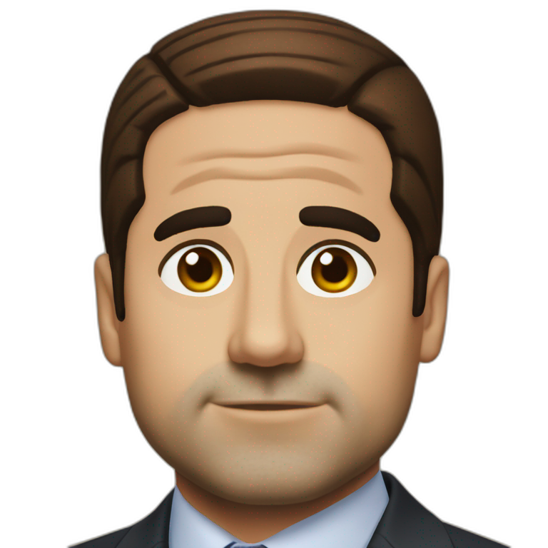 Michael Scott meme from office tv series | AI Emoji Generator