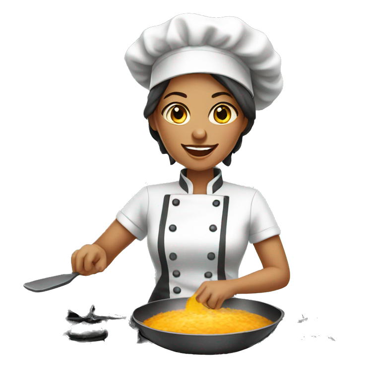 Chef Cooking | AI Emoji Generator