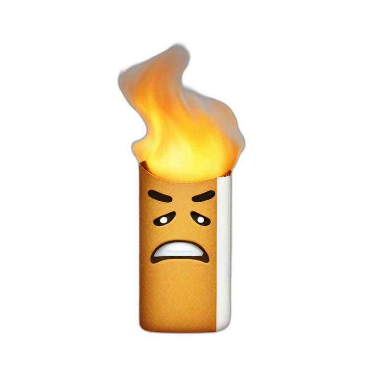 Purple Cigarette Ai Emoji Generator 2467