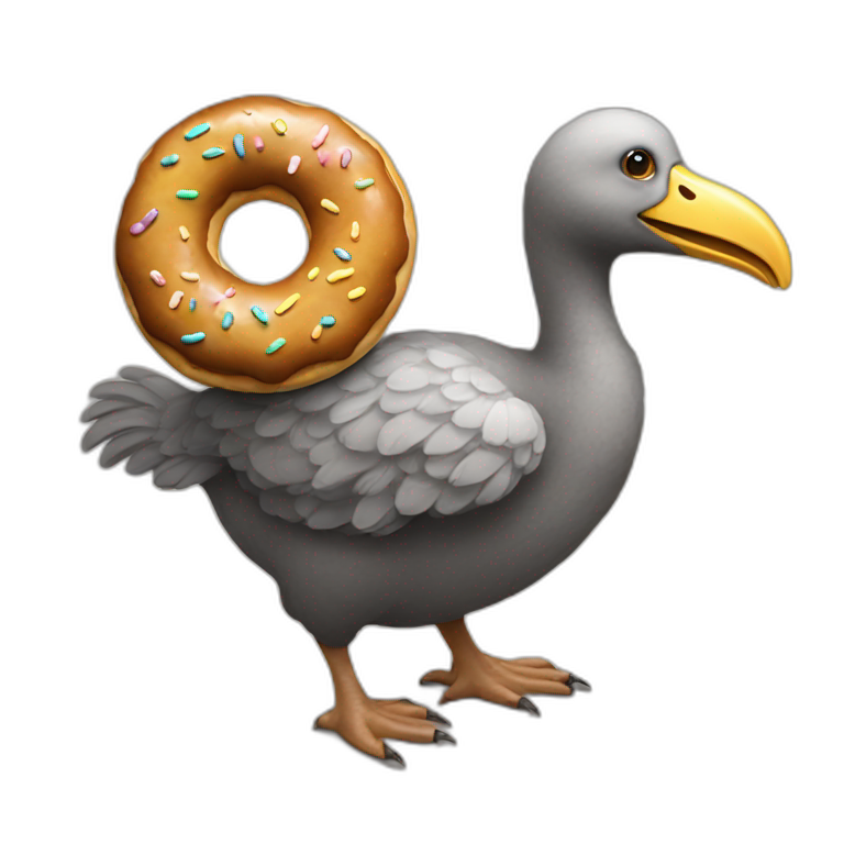 imcabolo with tupe eating donut | AI Emoji Generator