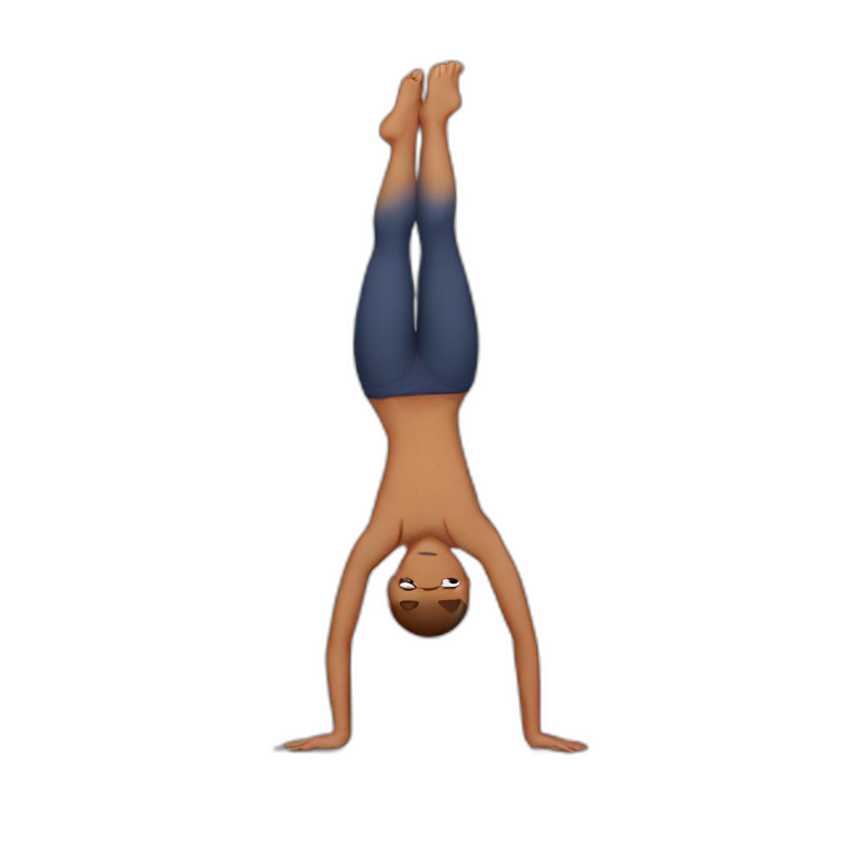 One arm handstand | AI Emoji Generator