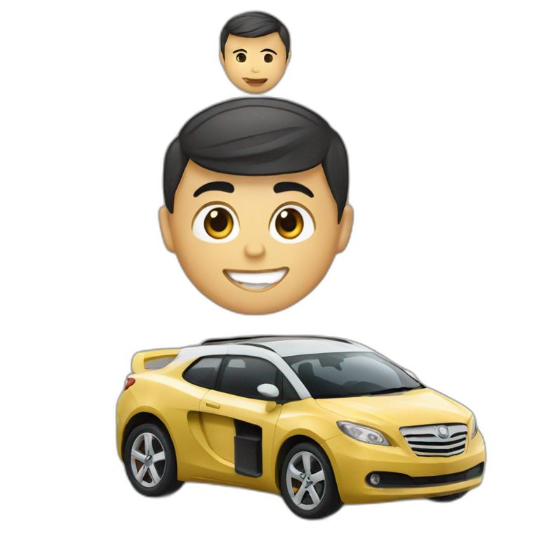 Mamie Sur Une Voiture Ai Emoji Generator