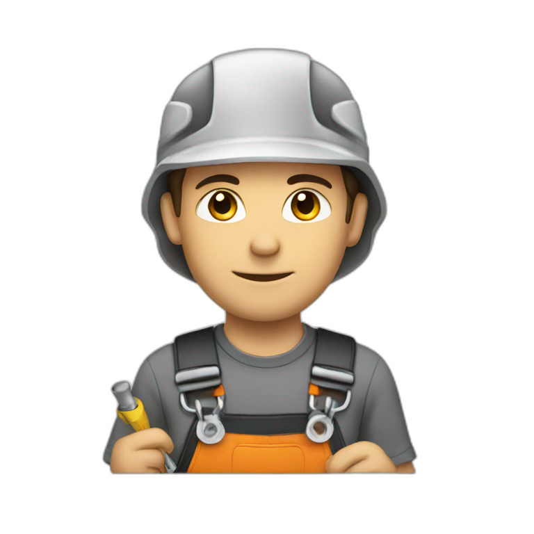 Man who repair a cofee machine | AI Emoji Generator