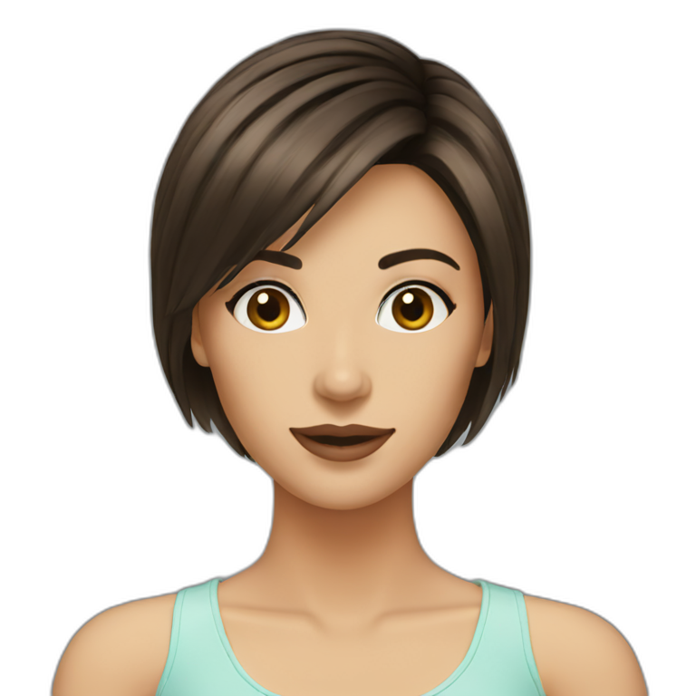 brunette haooy | AI Emoji Generator