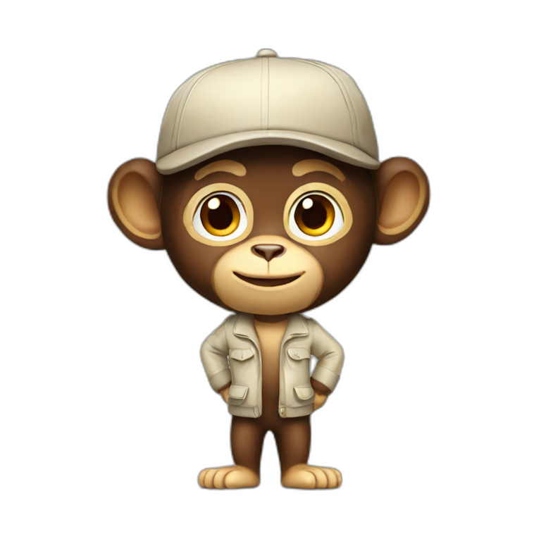 monkey manager full body | AI Emoji Generator