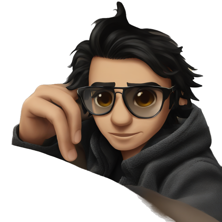 cool guy in shades | AI Emoji Generator