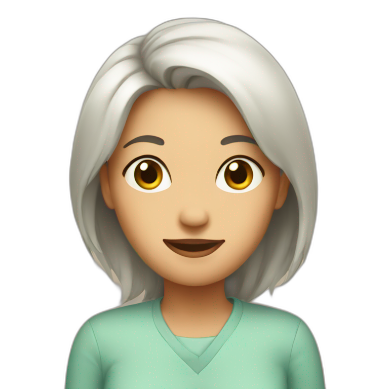 Mom love black short hair | AI Emoji Generator