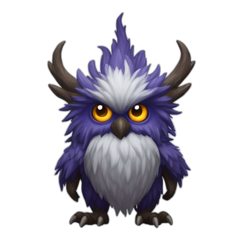 moonkin druid World of Warcraft happy | AI Emoji Generator