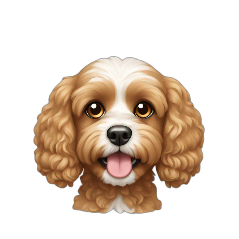 Marmite the cavapoo | AI Emoji Generator