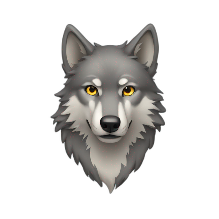 Wolf and Kitty | AI Emoji Generator